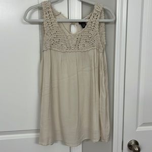0X cream tank from Torrid